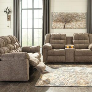 Workhorse - Cocoa - 2 Pc. - Reclining Sofa, Loveseat