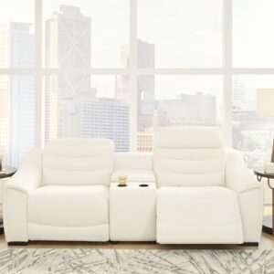 Next-gen Gaucho - Chalk - Power Reclining Loveseat With Console 3 Pc Sectional