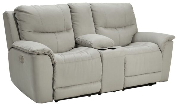 Next-gen Gaucho - Fossil - Pwr Rec Loveseat/Con/Adj Hdrst