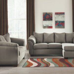 Darcy - Cobblestone - 2 Pc. - Sofa Chaise, Loveseat