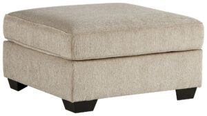 Decelle - Putty - Oversized Accent Ottoman