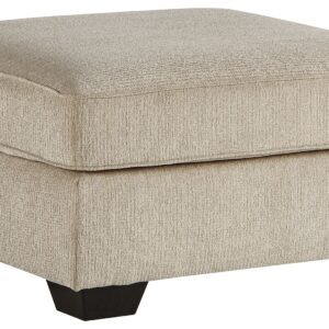 Decelle - Putty - Oversized Accent Ottoman