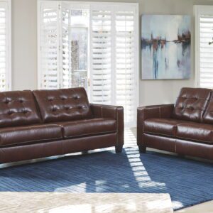 Altonbury - Walnut - 2 Pc. - Sofa, Loveseat