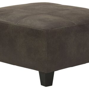 Navi - Smoke - Oversized Accent Ottoman