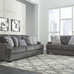 Locklin - Carbon - 2 Pc. - Sofa, Loveseat