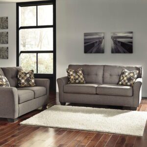 Tibbee - Slate - 2 Pc. - Sofa, Loveseat