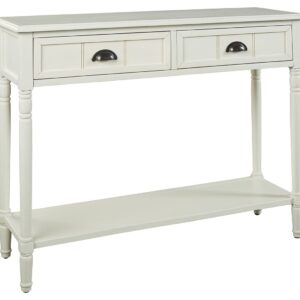 Goverton - White - Console Sofa Table