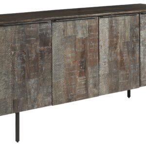 Graydon - Gray / Whitewash - Accent Cabinet