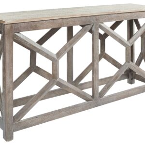 Lanzburg - Antique Gray - Console Sofa Table