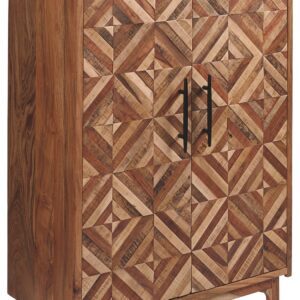 Gabinwell - Brown / Beige - Accent Cabinet
