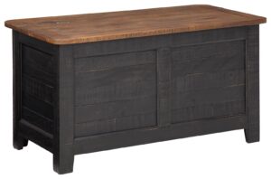 Dashbury - Antique Black / Brown - Storage Trunk
