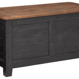 Dashbury - Antique Black / Brown - Storage Trunk