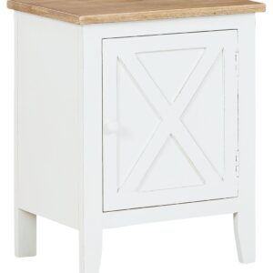 Gylesburg - White / Brown - Accent Cabinet