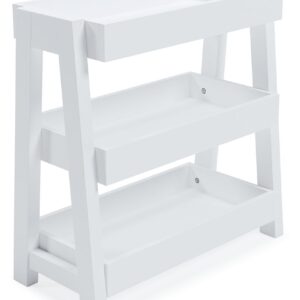 Blariden - White - Shelf Accent Table