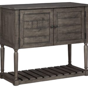 Lennick - Antique Gray - Accent Cabinet