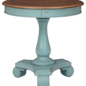 Mirimyn - Teal / Brown - Accent Table