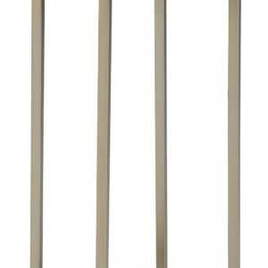 Cartley - White / Light Brown - Accent Table