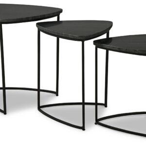 Olinmere - Black - Accent Table (Set of 3)