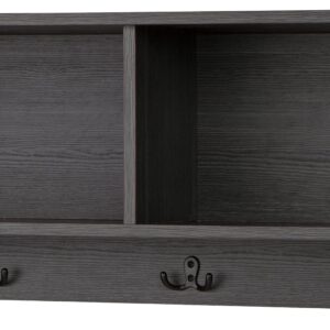 Mansi - Gray - Wall Shelf - 3-hooks