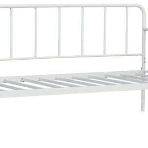 Trentlore - White - Twin Metal Day Bed W/Platform