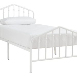 Trentlore - White - Twin Metal Hdbd/Ftbd/Rails