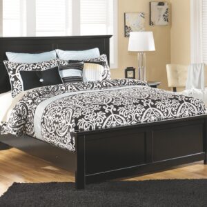 Maribel - Black - Queen Panel Bed