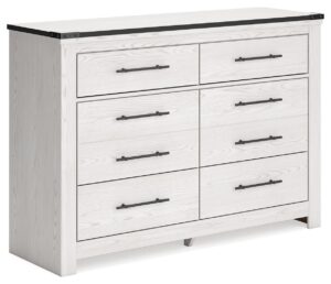 Schoenberg - White - Six Drawer Dresser