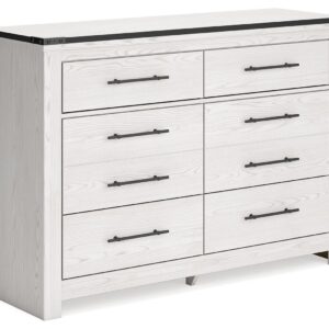 Schoenberg - White - Six Drawer Dresser