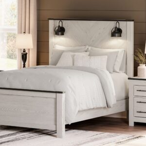 Schoenberg - White - Queen Panel Bed