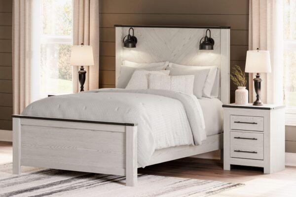 Schoenberg - White - Queen Panel Bed