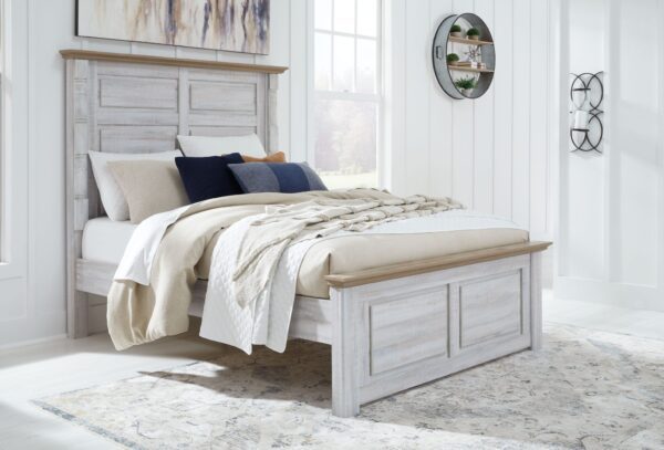 Haven Bay - Brown / Beige - Queen Panel Bed