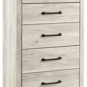 Cambeck - Whitewash - Five Drawer Chest