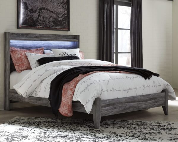 Baystorm - Gray - Queen Panel Bed