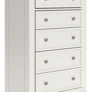 Grantoni - White - Five Drawer Chest