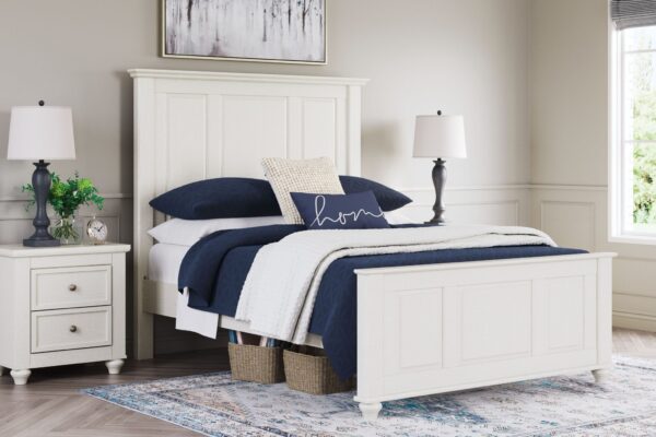 Grantoni - White - Queen Panel Bed
