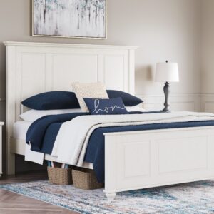 Grantoni - White - King Panel Bed