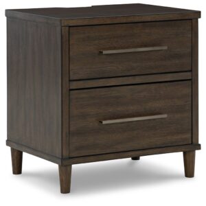Wittland - Brown - Two Drawer Night Stand