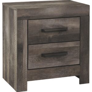 Wynnlow - Gray - Two Drawer Night Stand