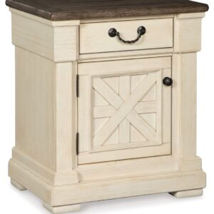 Bolanburg - Antique Brown Light - One Drawer Night Stand