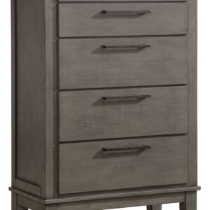 Hallanden - Gray - Five Drawer Chest
