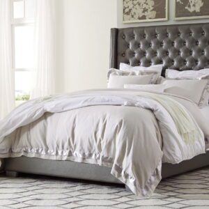 Coralayne - Gray - Queen Upholstered Bed