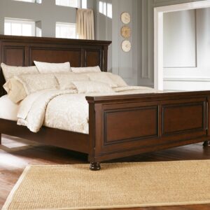 Porter - Rustic Brown - Queen Panel Bed