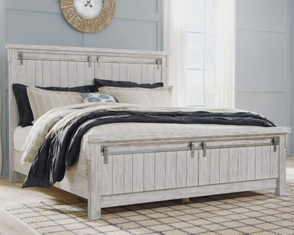 Brashland - White - Queen Panel Bed