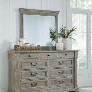 Moreshire - Bisque - Dresser, Mirror