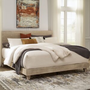 Michelia - Bisque - King Panel Bed
