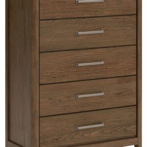 Cabalynn - Light Brown - Five Drawer Chest