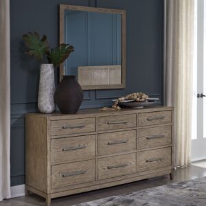 Chrestner - Gray - Dresser, Mirror