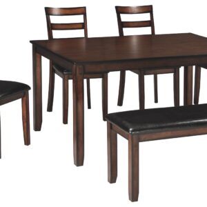 Coviar - Brown - Dining Room Table Set (Set of 6)