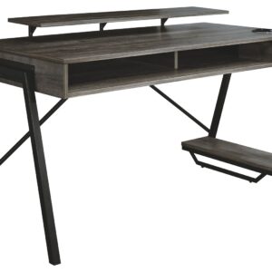 Barolli - Gunmetal Gray - Gaming Desk