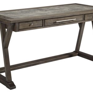 Luxenford - Grayish Brown - Home Office Large Leg Desk